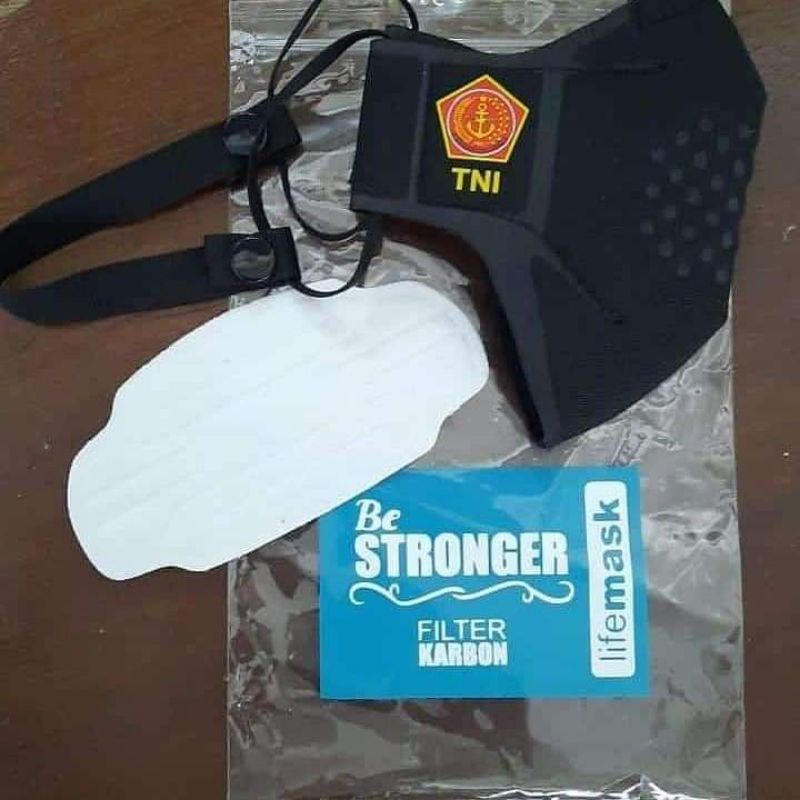 Masker lifemask  tni polri stronger