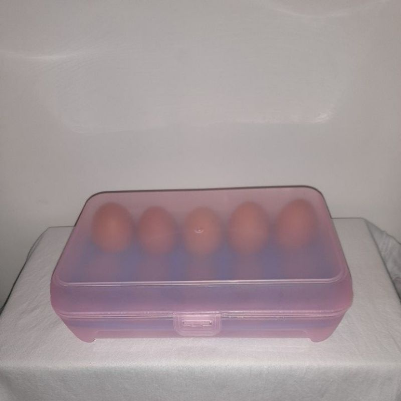 TEMPAT TELUR AYAM dan Bebek 15 Lubang Sekat - Egg Box Container