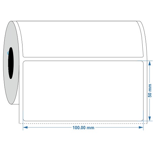 LABEL BARCODE SEMICOATED 100x50 100 x 50 1LINE GAP ISI 1,000PC LABEL STIKER