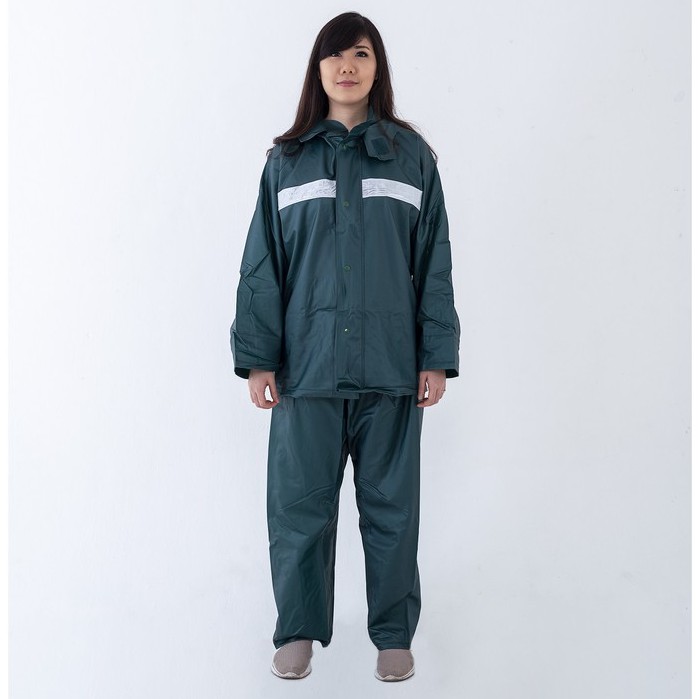 Jas Hujan Dewasa Setelan Best Quality Jas Hujan Karet