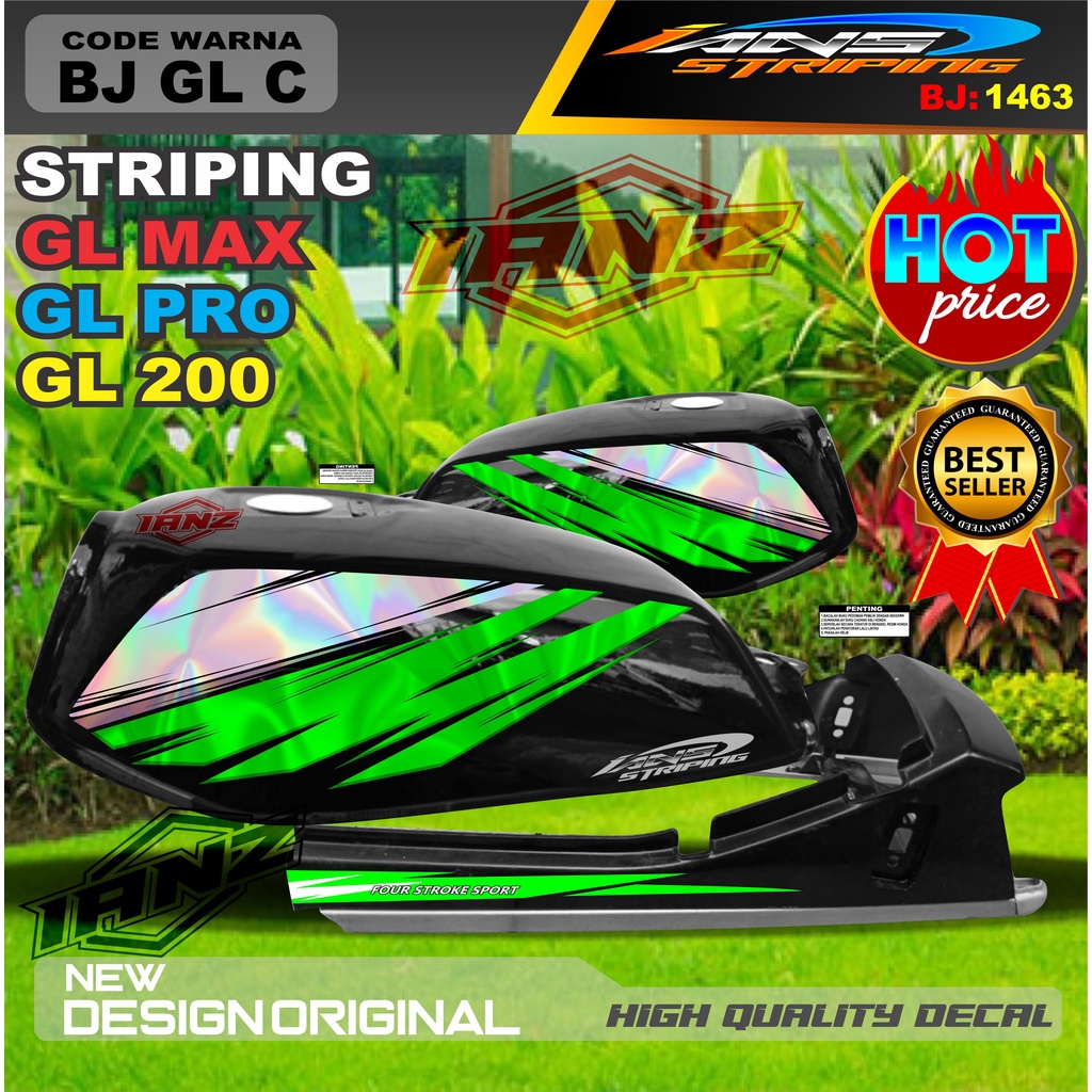 STRIPING STICKER GL 2000 HOLOGRAM / STRIPING GL PRO MAX VARIASI HOLOGRAM / STRIPING GL