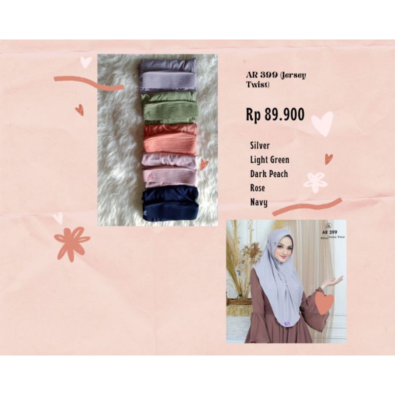 HIJAB ARRAFI KODE AR 399/ Jilbab arrafi ar399/ Arrafi Kode AR 399