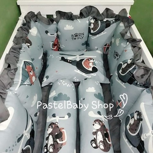 bumper box bayi / bumper baby crib / pelindung tepi box bayi