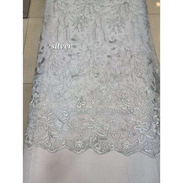 Tille Mutiara Bordir Tulle Kebaya Bridesmaid
