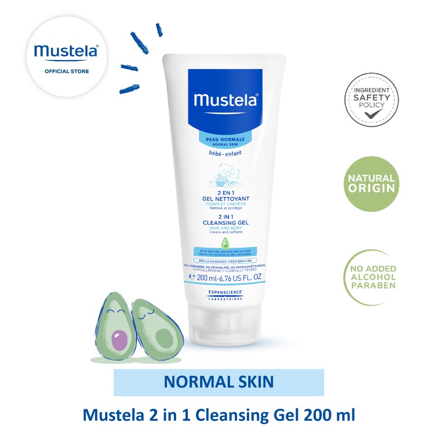 Mustela 2 in 1 Cleansing Gel