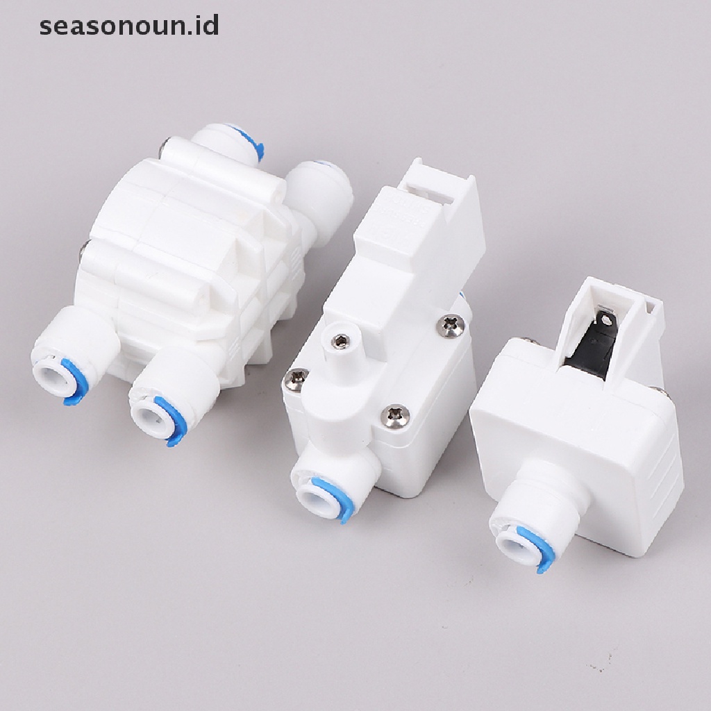 【seasonoun】 4 Way RO Auto Shut-Off Valve Switch 1/4&quot; Water Purifier Reverse Osmosis System .