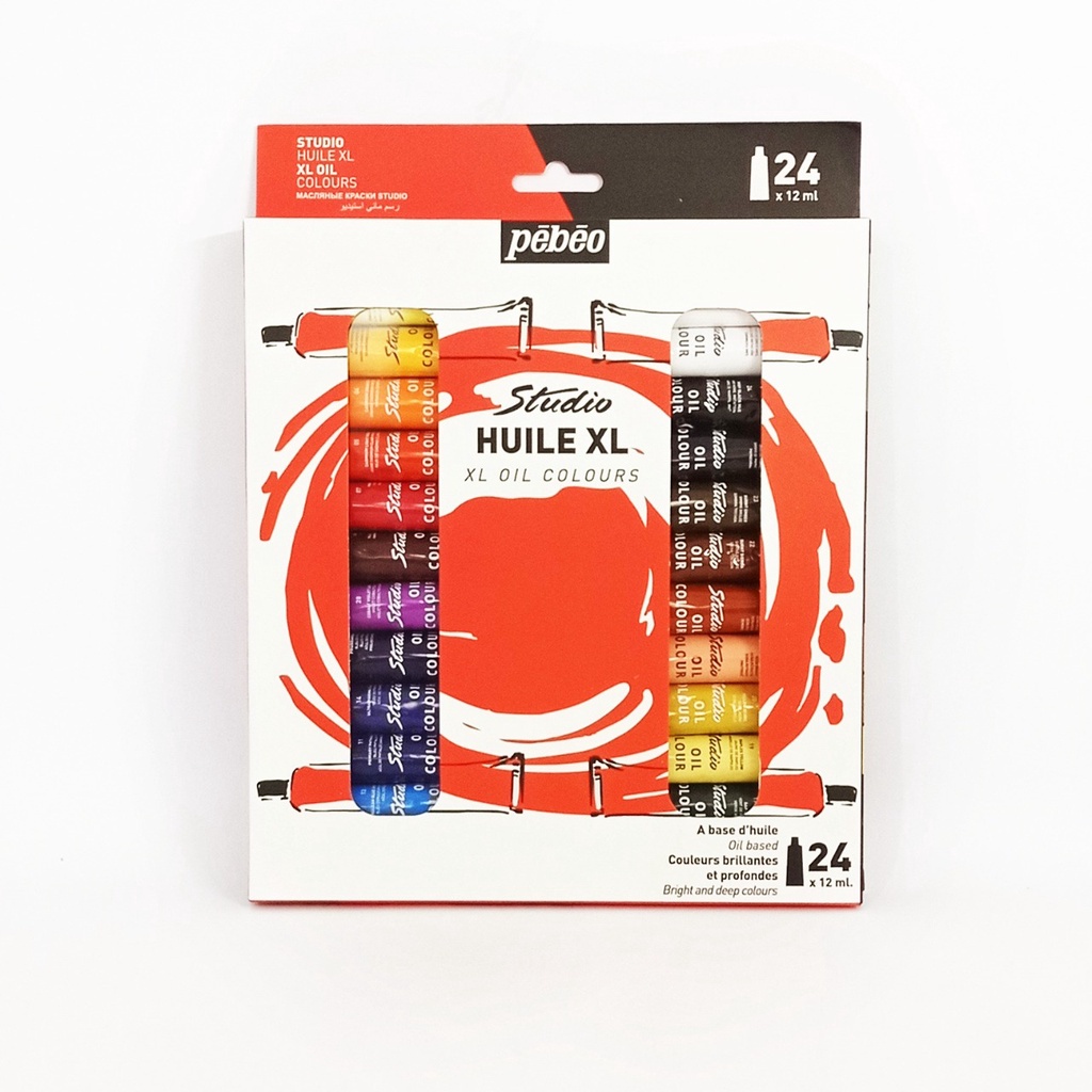 

Cat Minyak Pebeo Studio Oil Paint 24x12ml Tube Set