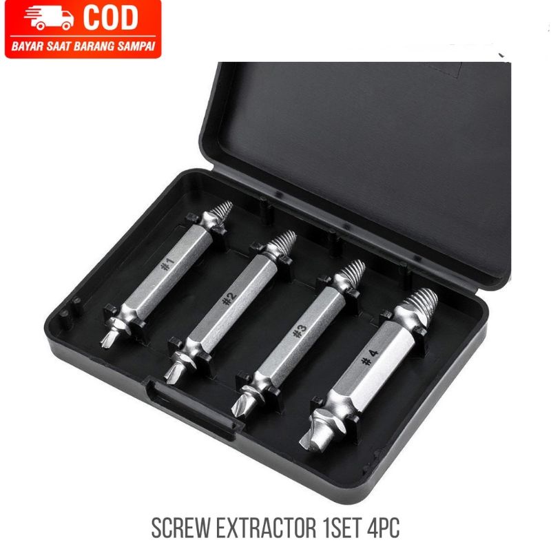 Screw Extractor alat pembuka baut