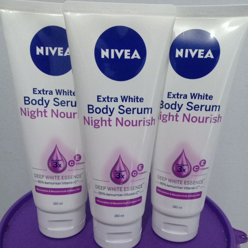 Nivea night nourish 180 ml original  body serum