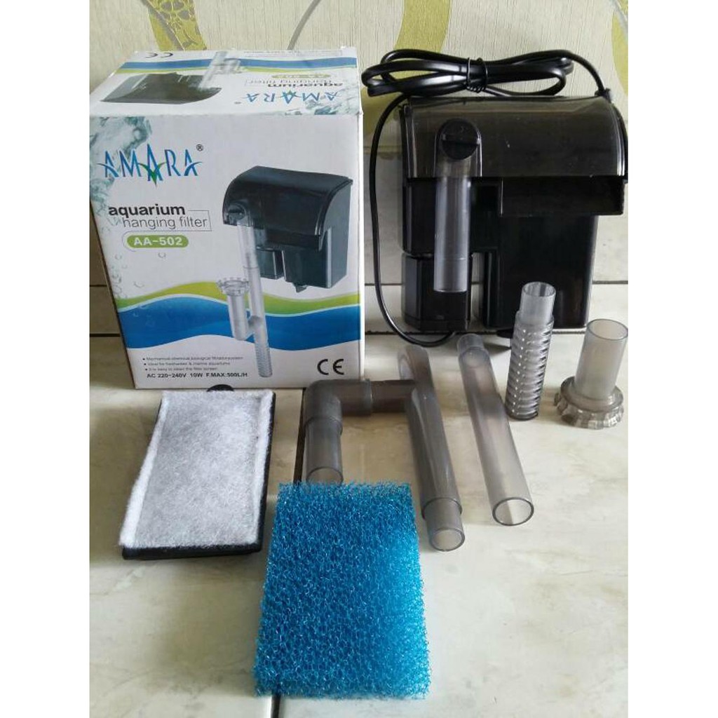 Amara AA 502 Hanging Filter Gantung Aquarium Aquascape Hang On AA502