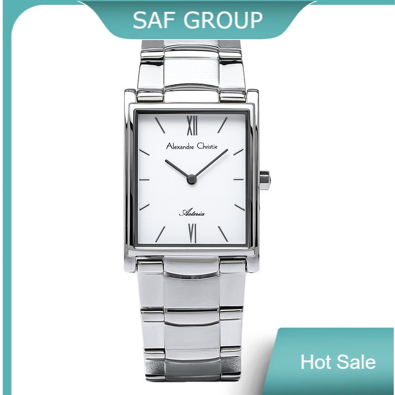 JAM TANGAN WANITA ALEXANDRE CHRISTIE AC 8520 / AC8520 SILVER WHITE ORIGINAL by plp