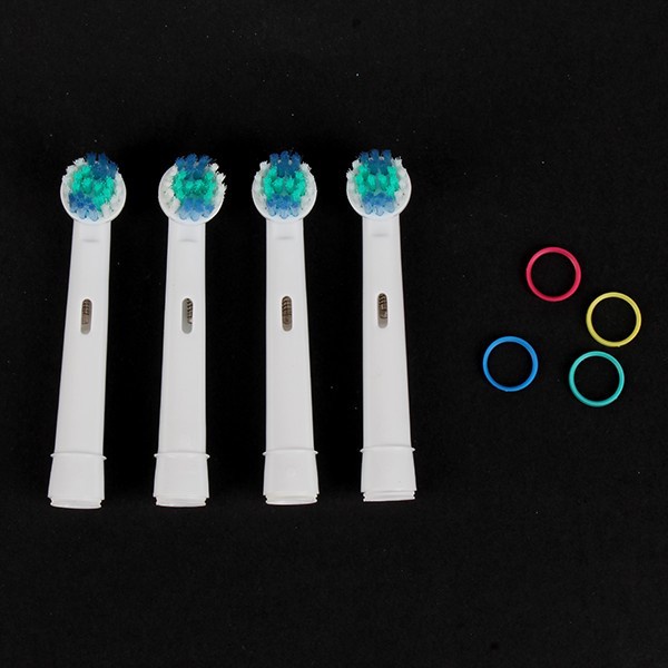 Electric Toothbrush Replacement Heads 4 Pcs for Oral-B - SB-17A - White