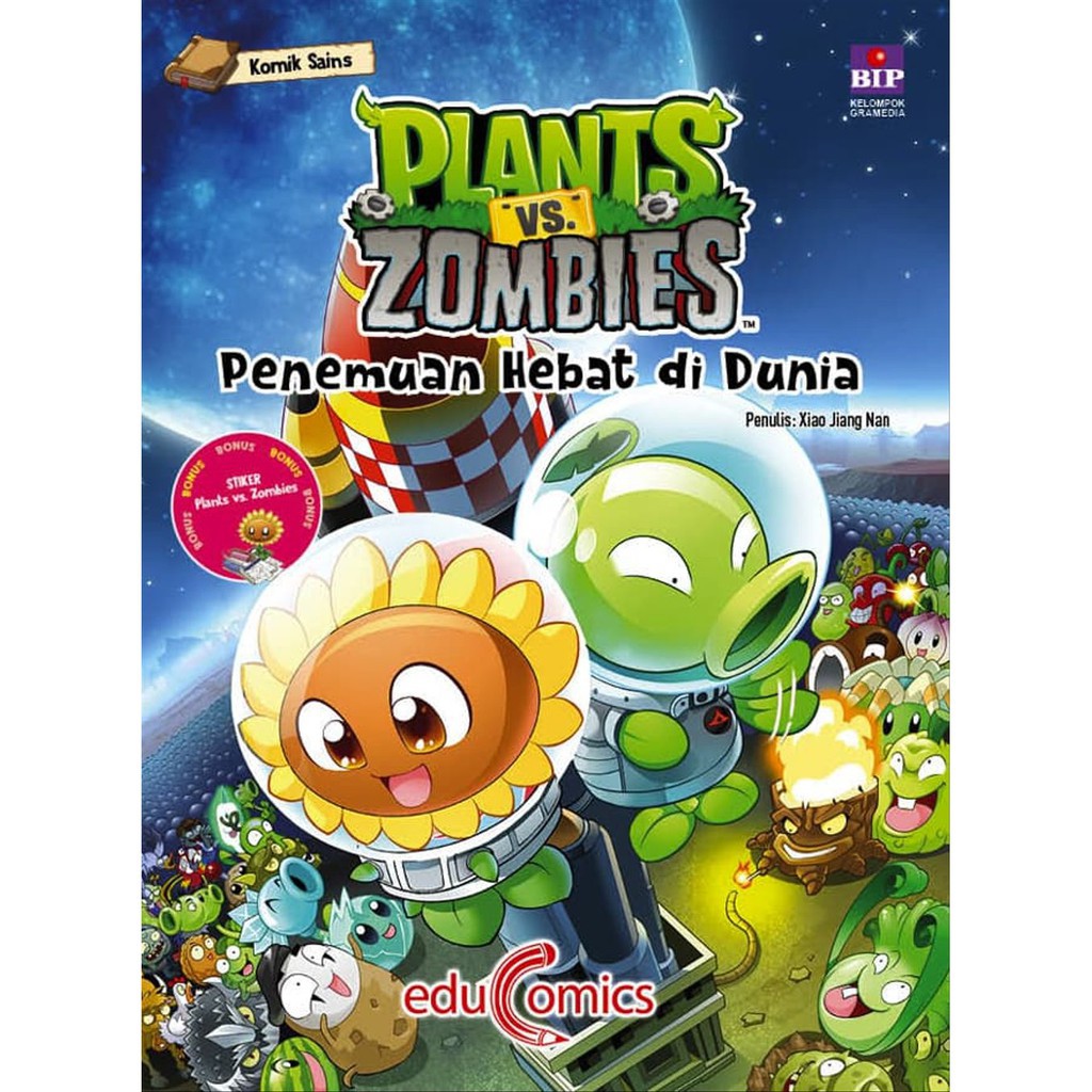 Jual Buku Educomics Plants Vs Zombies : Penemuan Hebat Di Dunia Original |  Shopee Indonesia