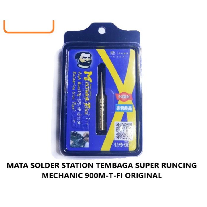 Original Mechanic Mata Solder Station Bahan Tembaga 900M-T-FI Runcing