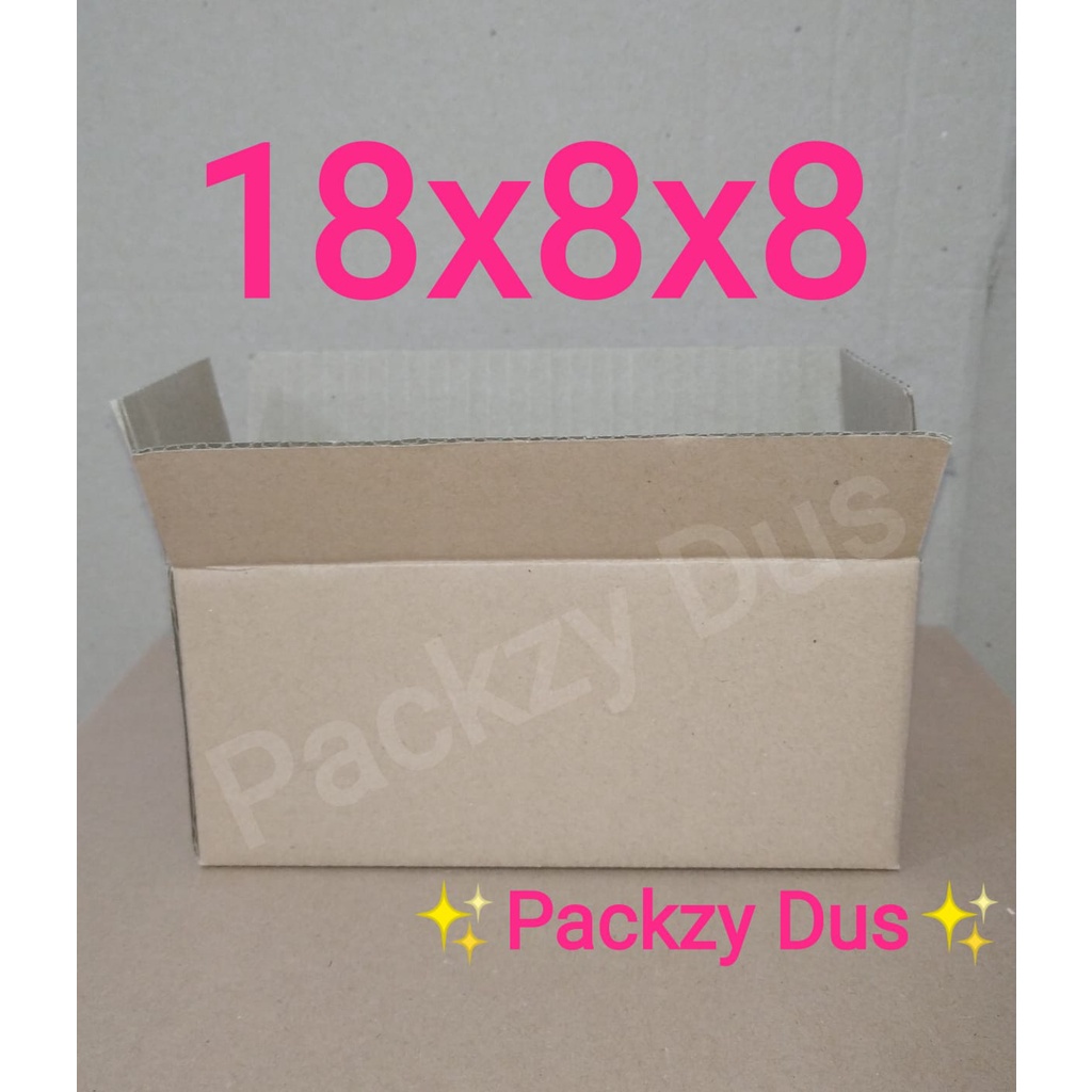 

KARDUS PACKING BOX POLOS UK 18x8x8