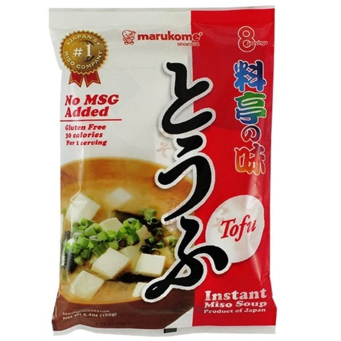 

Marukome Instan Miso Soup tofu - Sup sop Tahu Miso Jepang 156gr | bumbu