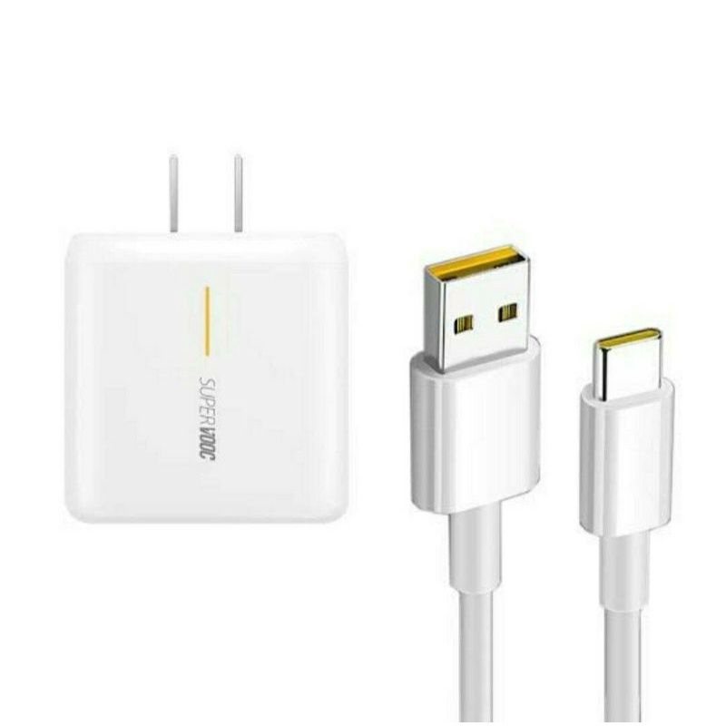 TRAVEL CHARGER OPPO RENO ACE 2 65W TYPE-C USB SUPER VOOC TC FAST CHARGING FLASH