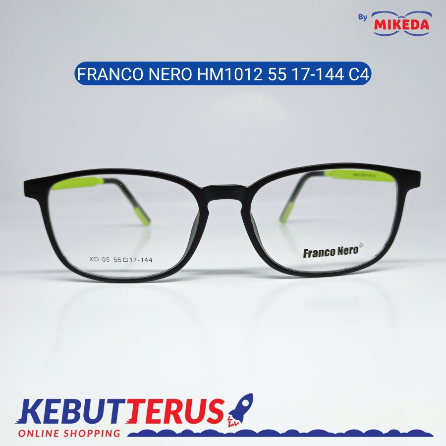Mikeda - Frame Kacamata Franco Nero Hm1012 C4 + Lensa (Minus/Cylinder)