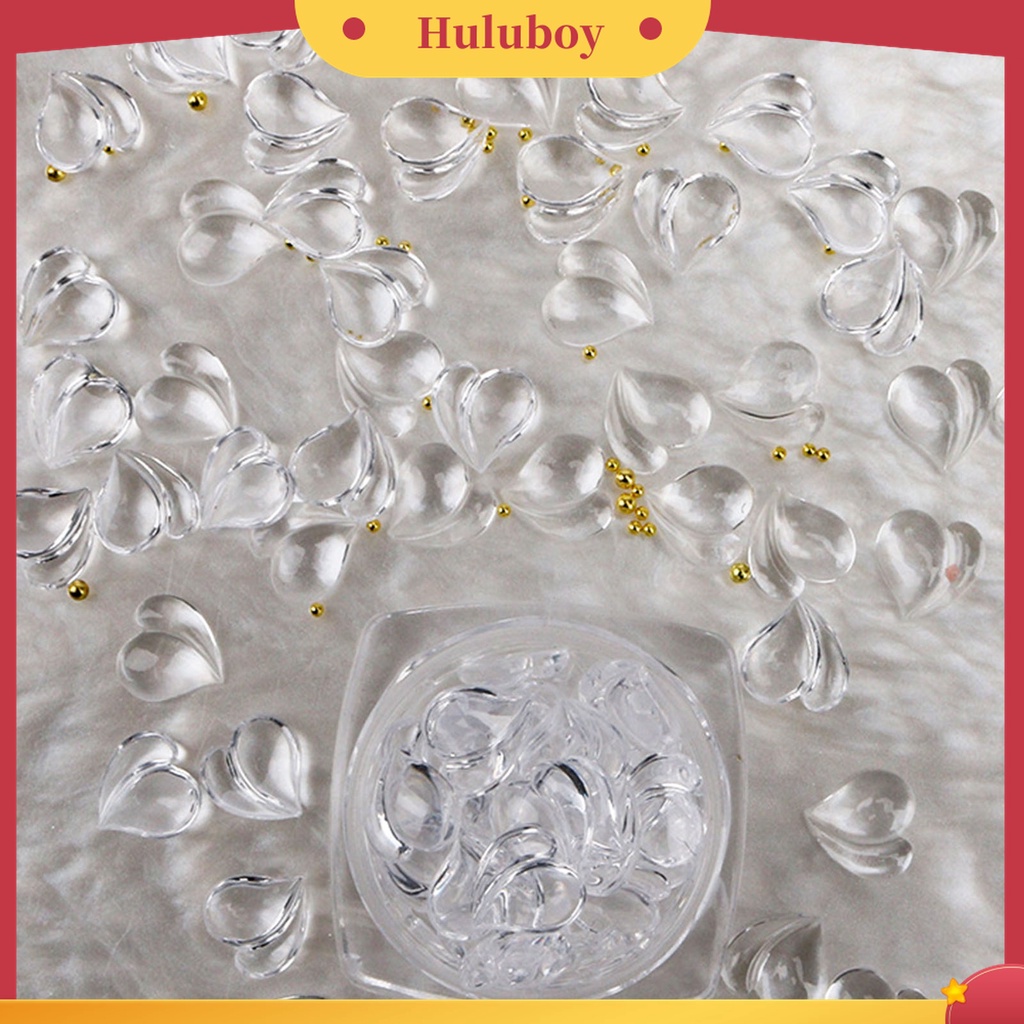 Huluboy Huluboy♡ 50 Grains Berlian Imitasi Fart Peach Bahan Resin Untuk Dekorasi Case Handphone