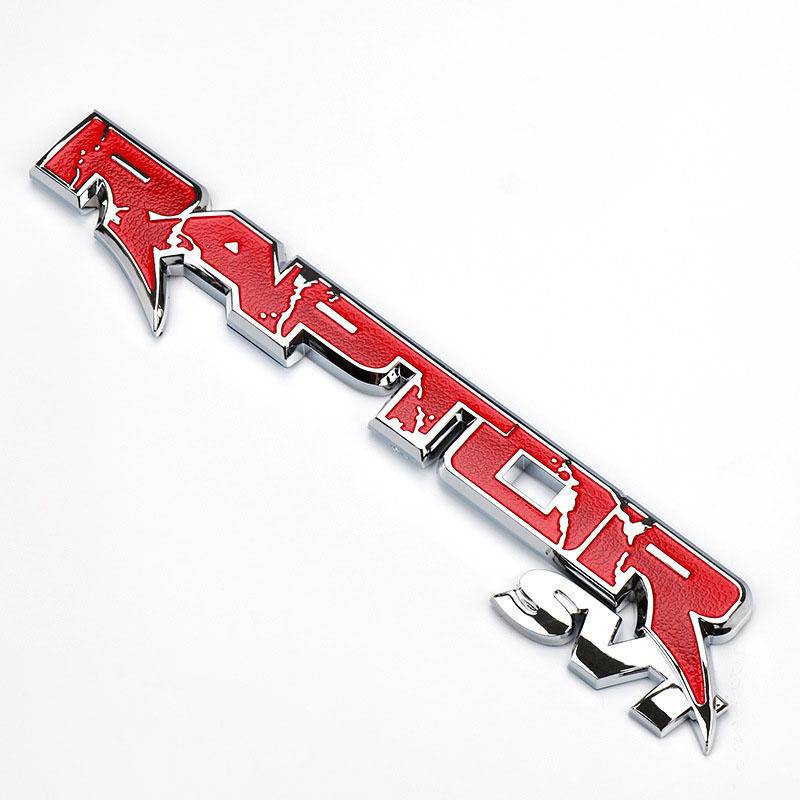 1 Pc Sticker Emblem Dekorasi Belakang Mobil Ford Raptor SV1 F150 F250 F350 Mustang Mondeo 5 Kuga RANGER Fiesta