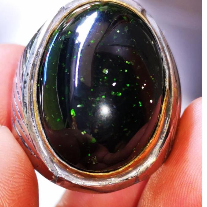 Wow Murah Meriah.. Batu akik asli Black oval Papua jumbo