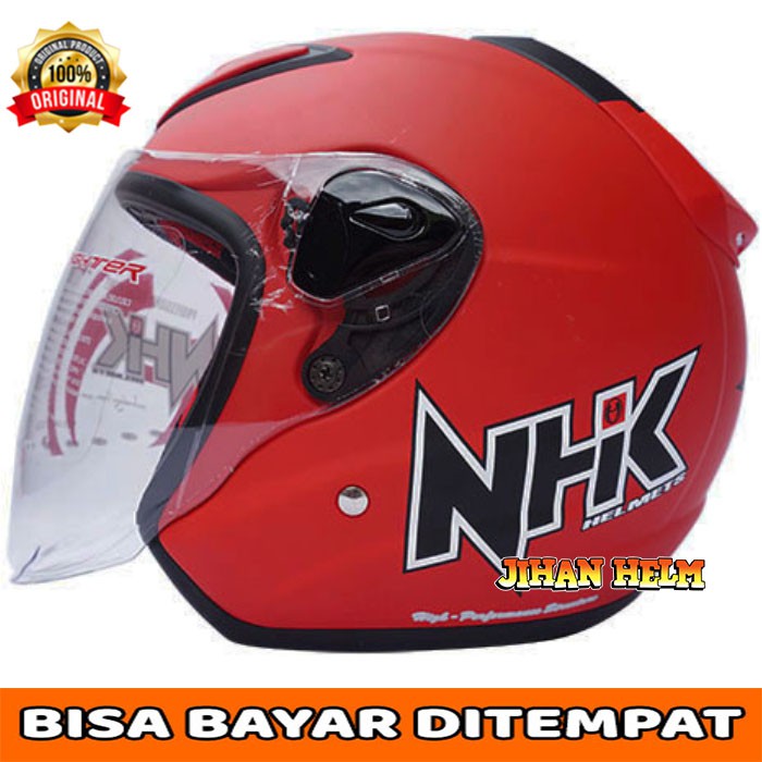 HELM / NHK / HELM NHK / HELM NHK R6 RED DOFF  ORIGINAL SNI TERMURAH