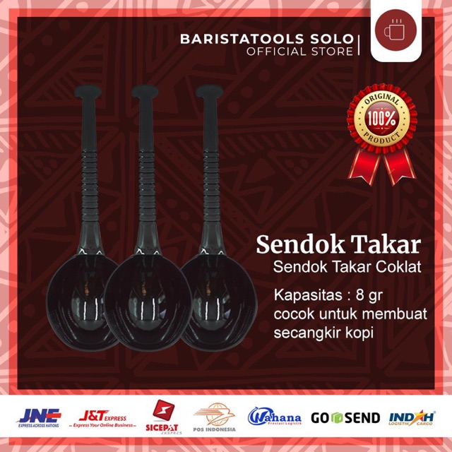 SENDOK TAKAR KOPI COKLAT 8GRAM