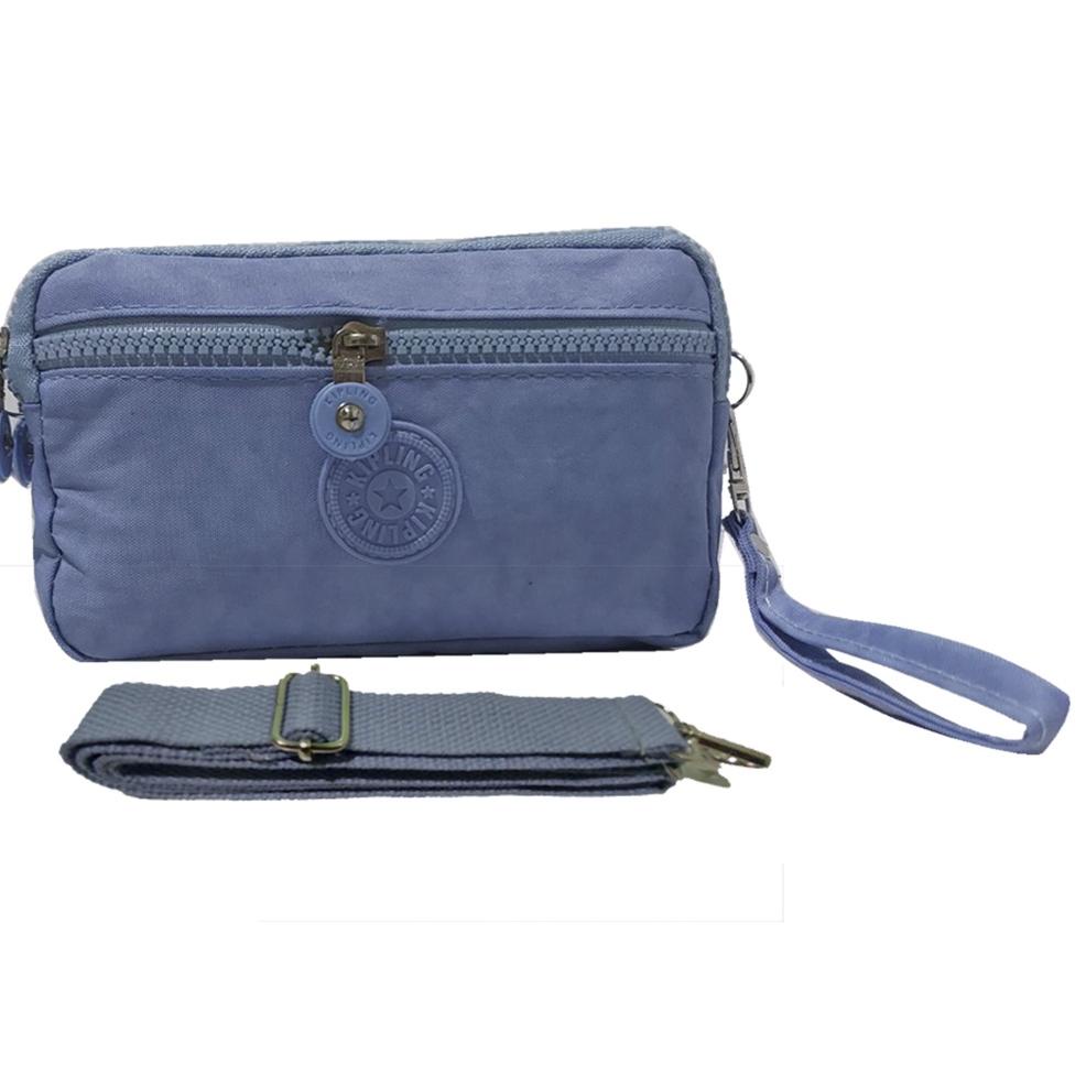 VZ_Dompet KIPLING 2in1/CLUTCH/POUCH Hp Dan Bisa Selempang 4 Resleting Import KP #9002 8Q4