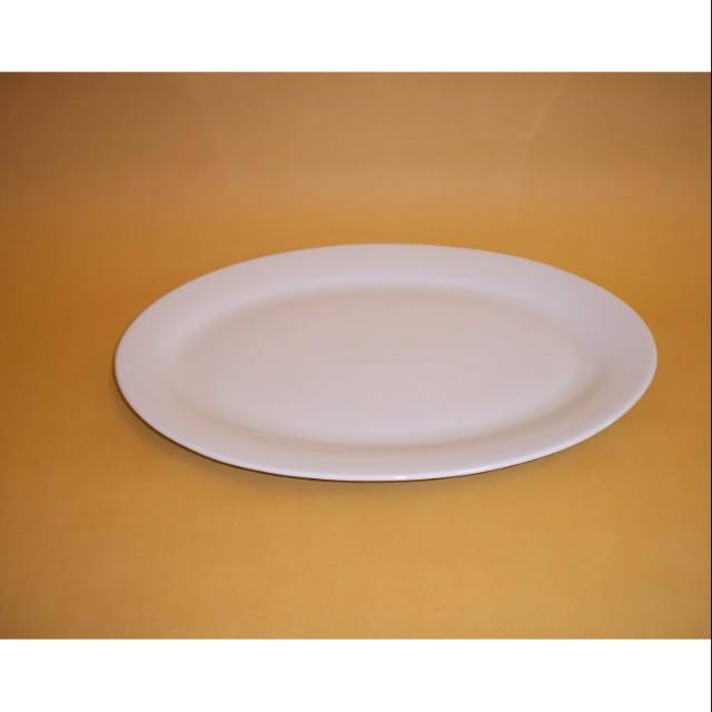 Piring Oval Lodor 8 inch Polos