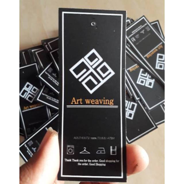 HANGTAG 4x7cm FREE DESAIN Cetak  label  baju  harga  Murah 