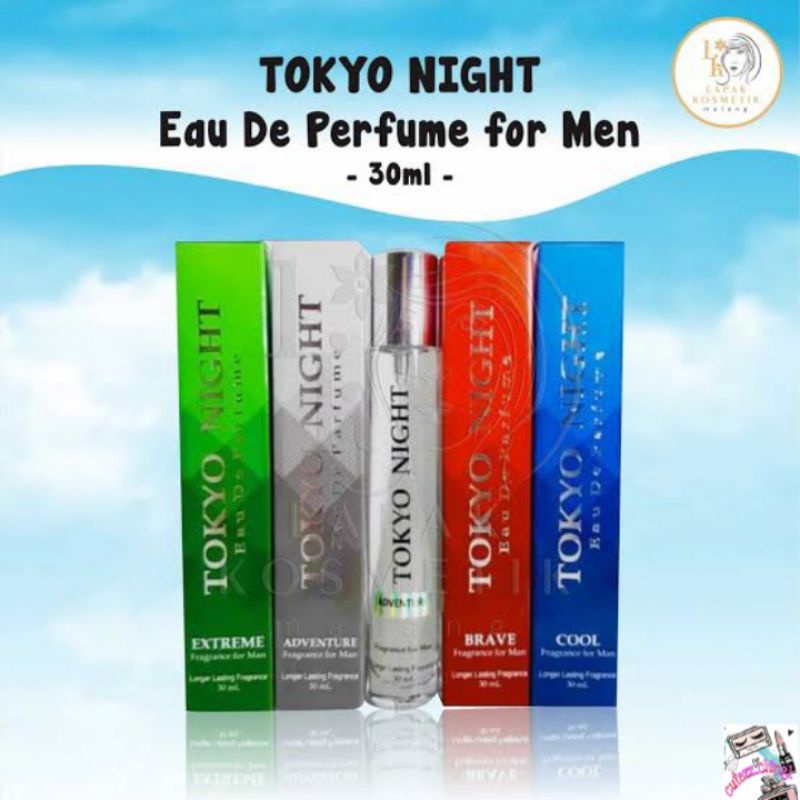 ☃Cutezz_Ching1☃Tokyo Night Eau De Parfume Fragrance for Men 30ml