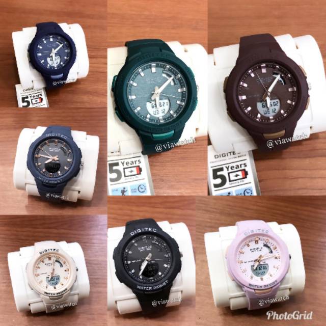 JAM TANGAN DIGITEC ANALOG+DIGITAL ORIGINAL