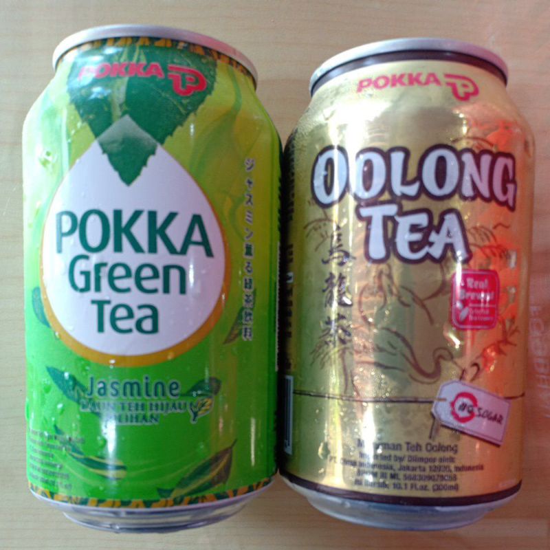 

Pokka Green Tea & Oolong Tea 300ml