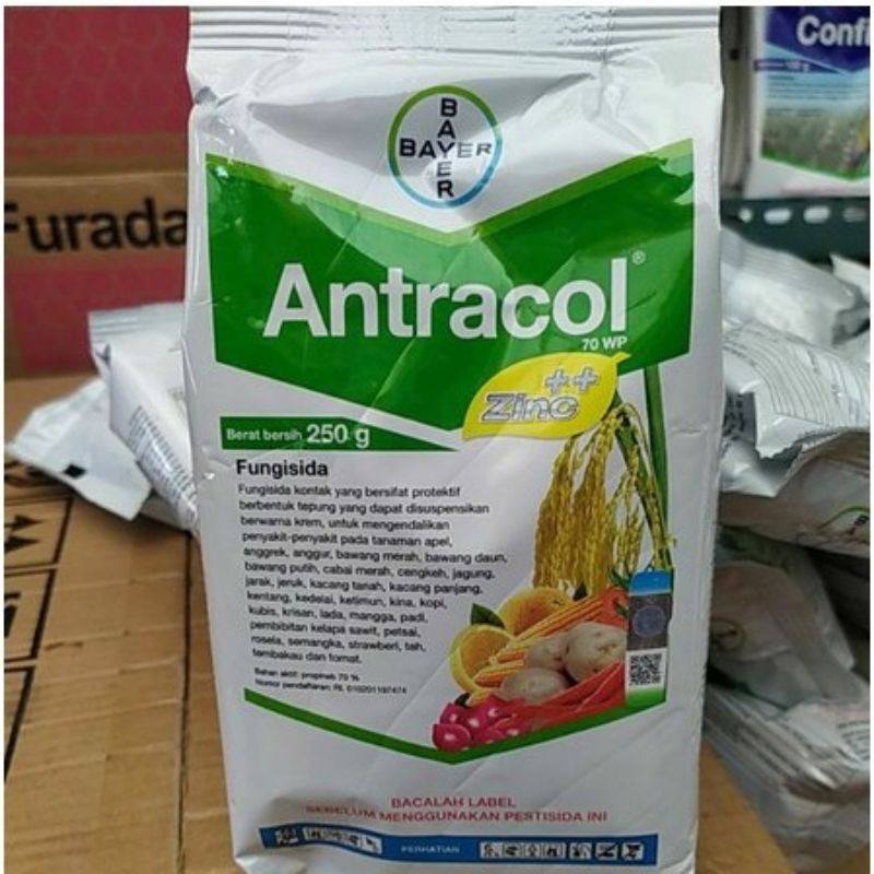 Fungisida Antracol 80wp 250gr bahan aktif propineb