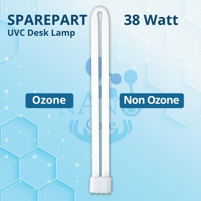 LAMPU UV DESK LAMP 38W OZONE - NON OZONE / SPAREPART - NON OZONE