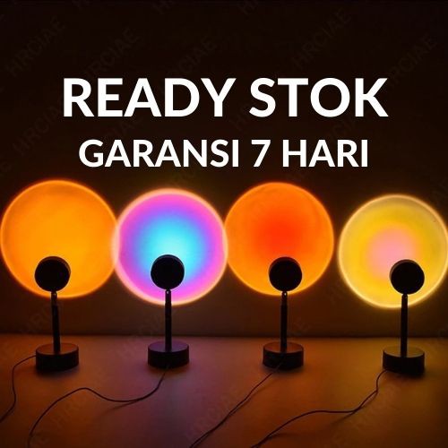 Sunset Lamp Lampu Sunset Sunset Projection Light Sunset Lamp Lampu Sunset Sunset Projection Light