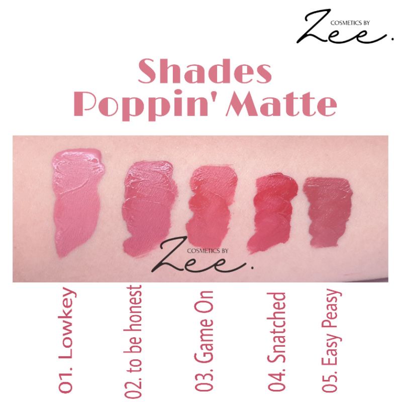 Emina Poppin Matte 4.5 g | Lip Matte Emina | Emina Lip Cream