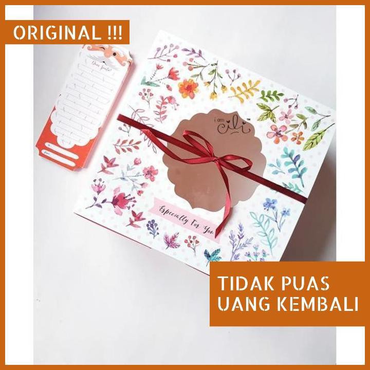 

TREND (22FLOWERNATAL)DUS / KOTAK / BOKS / BOX KUE NATAL 22 X 22 X10 CM BERKUALITAS