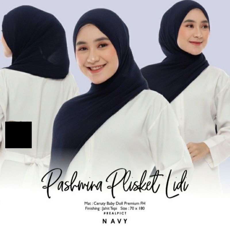 Pashmina Plisket Lidi