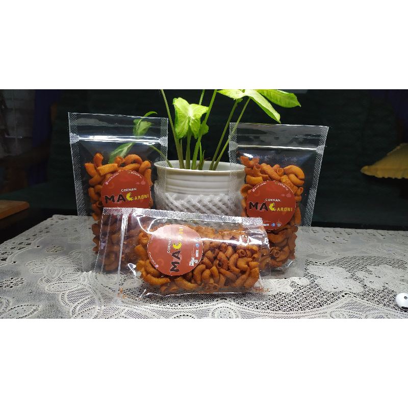 

makaroni bantet coknan rasa pedas asin isi 50gr termurah