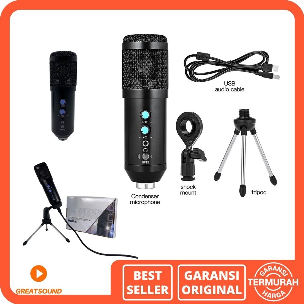 Mikrofon L858 Mic Condenser Mic L858 Mikrofon Kondenser L858 Mikrofon Studio L858