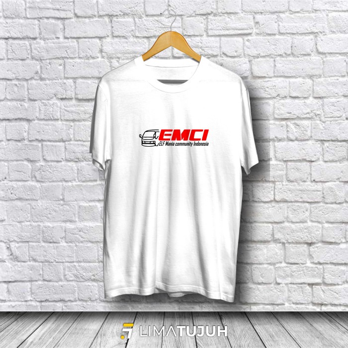 Kaos EMCI ELF Mania Community Indonesia Logo Baju Otomotif Bahan Premium (TSF)
