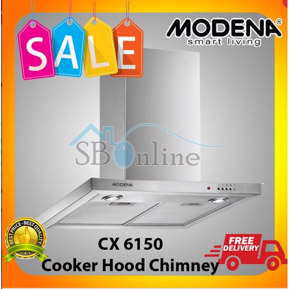 Cooker Hood Chimney Modena 60 CM Piazza CX 6150