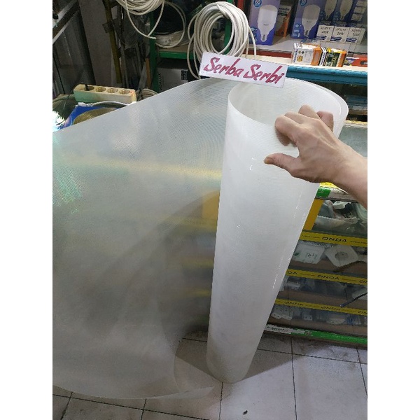 (/METER LEBAR 1.2MTR FIBER PAGAR) Plastik penutup