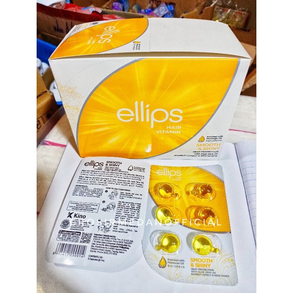 ELLIPS HAIR VITAMIN RAMBUT ISI 6 - MEMBUAT RAMBUT INDAH BERKILAU, LEMBUT, MUDAH DIATUR