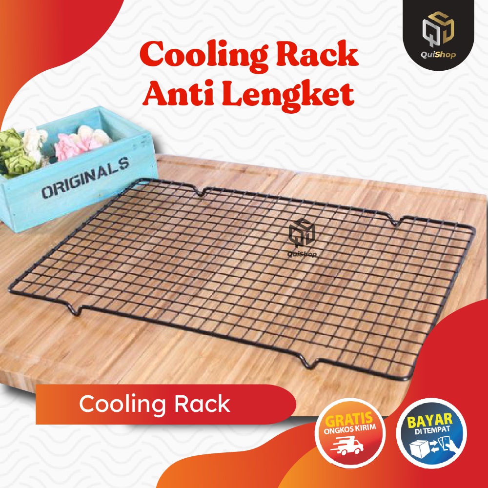 Cooling Rack Tatakan Kue Cake Single Rak Pendingin Biscuit Drying Net