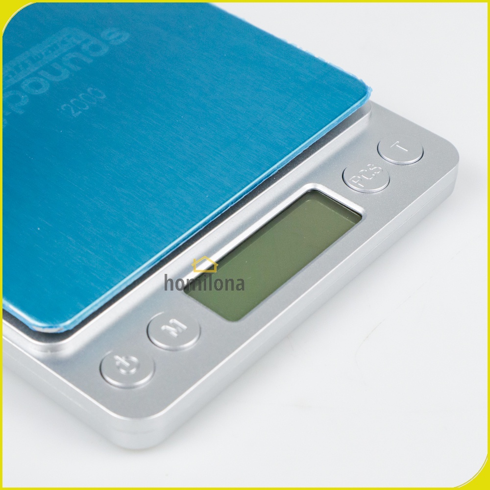 Timbangan Dapur Mini Digital Scale 500g 0.01g - Taffware Digipounds i2000 - Silver