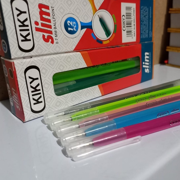 Bolpoin SlimKky / Pulpen Slim Murah / Pulpen Kiky Slim (Satuan)