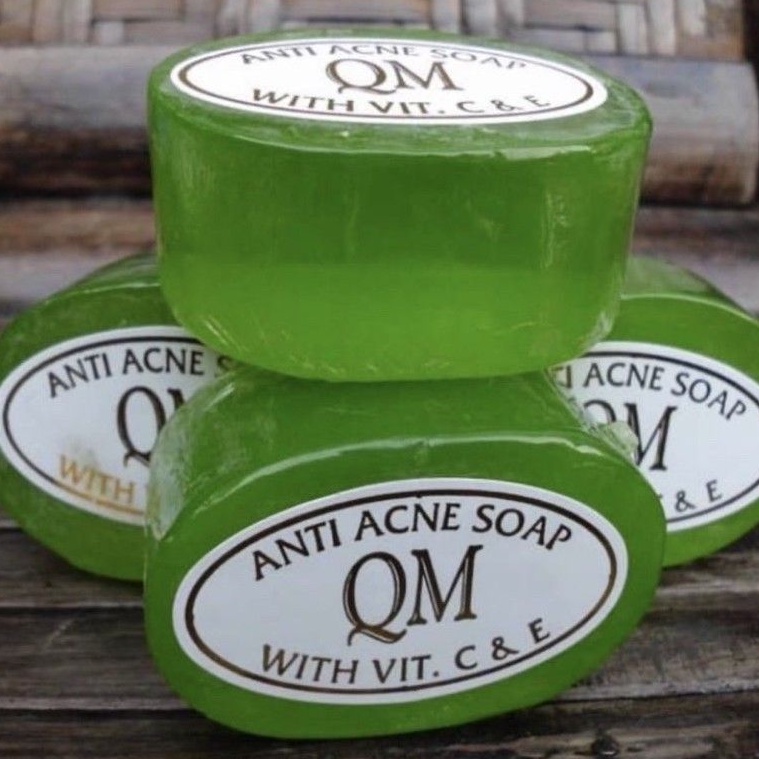 Sabun QM Anti Acne Soap / QM Facial Soap / Sabun Cuci Muka QM / Sabun Wajah QM / Sabun QM Hijau / Sabun QM Anti Jerawat / Sabun QM Menghilangkan Bekas Jerawat Ampuh / Sabun Cuci Muka Menghilangkan Komedo / Sabun Mencerahkan Wajah / Sabun Melembabkan Wajah