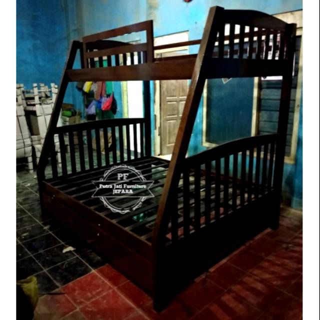 Dipan Susun/ Tingkat Kayu Jati Jepara